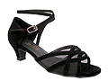 Very Fine 1657 Black Nubuck & Black Mesh 1.3 in