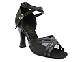 Very Fine 5017 Black Leather & Black Mesh